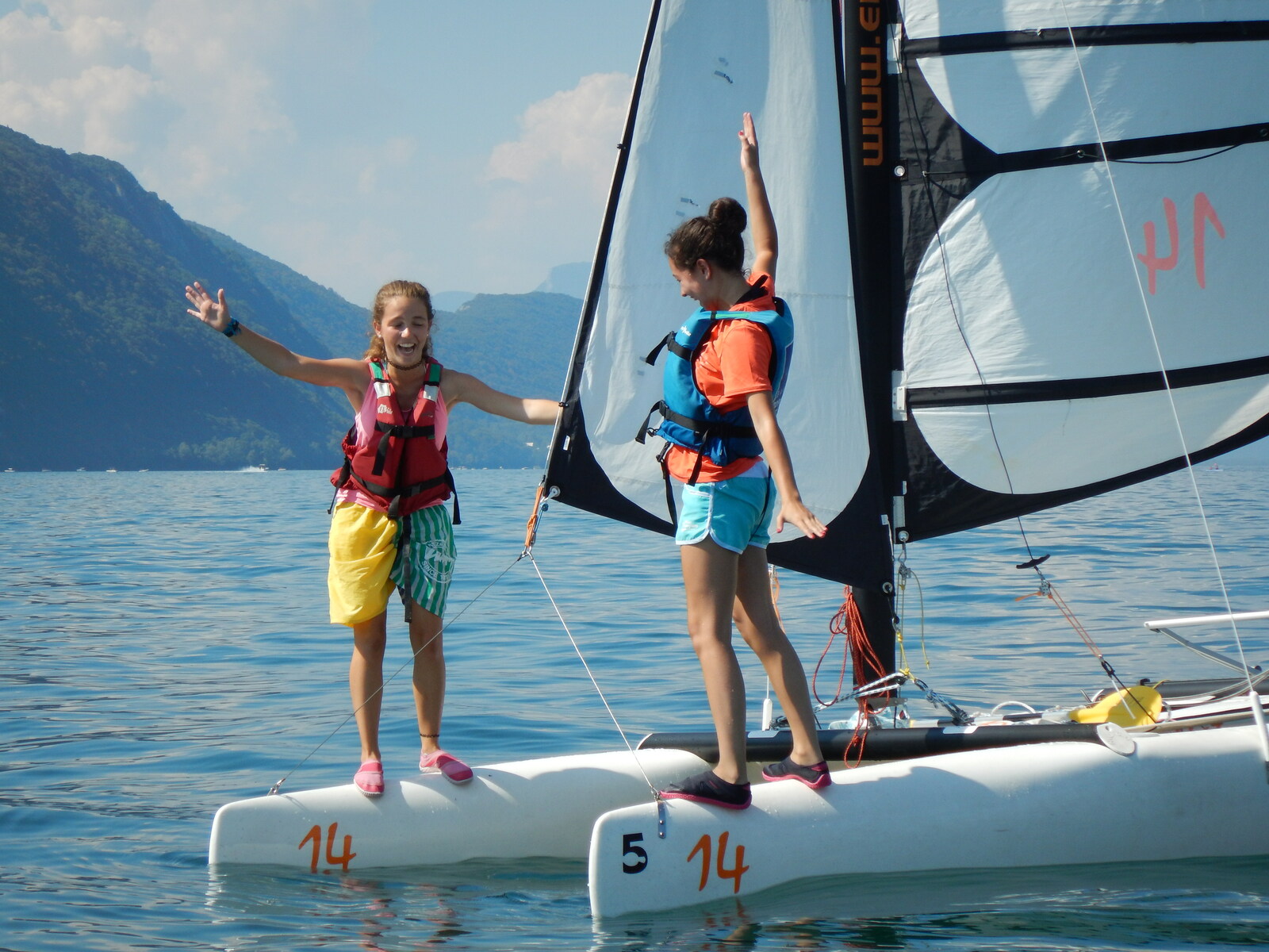 Voile sur le lac du Bourget