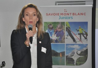 Discours d'ouverture de Violaine Villette, Présidente de Savoie Mont blanc juniors